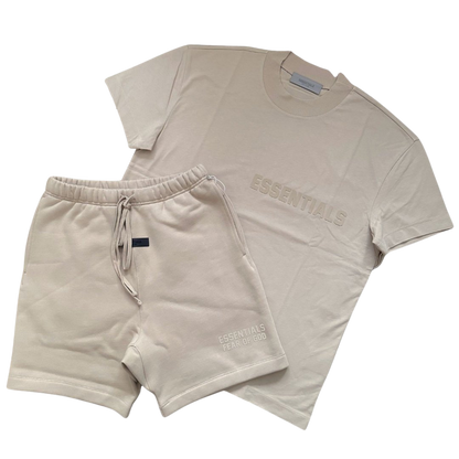 FEAR OF GOD ESSENTIALS SAND SHORT SET (SS23)