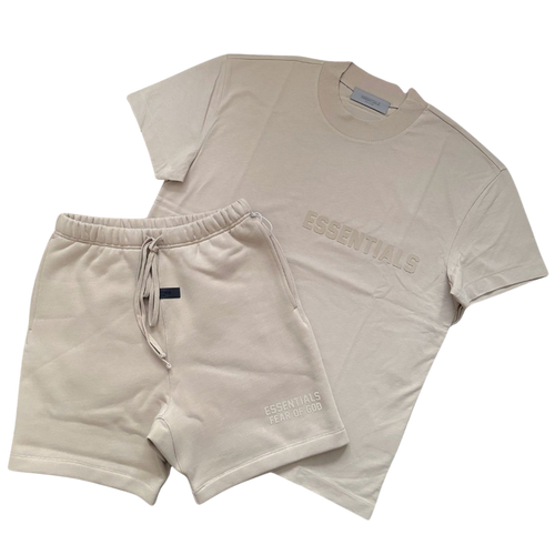 FEAR OF GOD ESSENTIALS SAND SHORT SET (SS23)