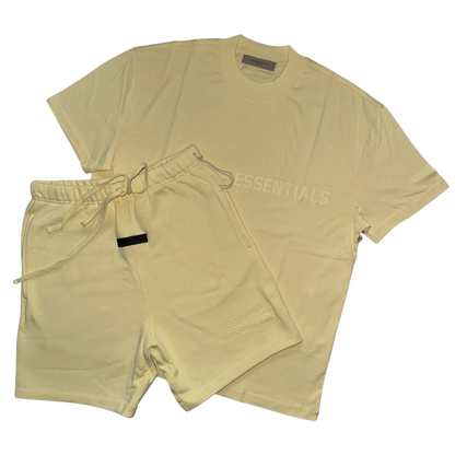 FEAR OF GOD ESSENTIALS CANARY SHORT SET (FW22)