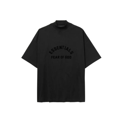 FEAR OF GOD ESSENTIALS JET BLACK ARCH LOGO SHORT SET (SS23)
