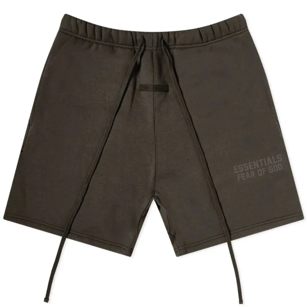FEAR OF GOD ESSENTIALS OFF BLACK SHORT SET (FW22)
