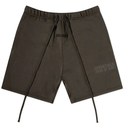 FEAR OF GOD ESSENTIALS OFF BLACK SHORT SET (FW22)